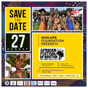 African Festival of Boston Poster with photos of previous festivals