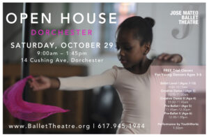 Toddler in a pink long sleeve leotard dances with a pink scarf.
