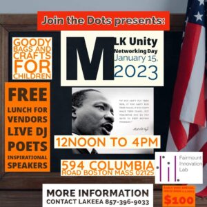MLK Unnity Networking day promotional poster with event information.