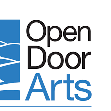 Open Door Arts logo with "Arts" written in blue and "Open Door" in black