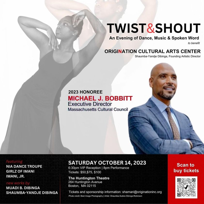 OrigiNation to honor Michael J. Bobbitt - Executive Director of the Mass Cultural Council!