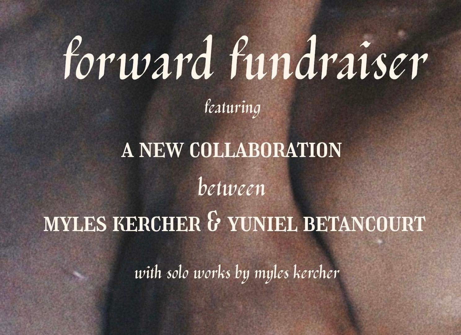 Forward Fundraiser for Creation poster